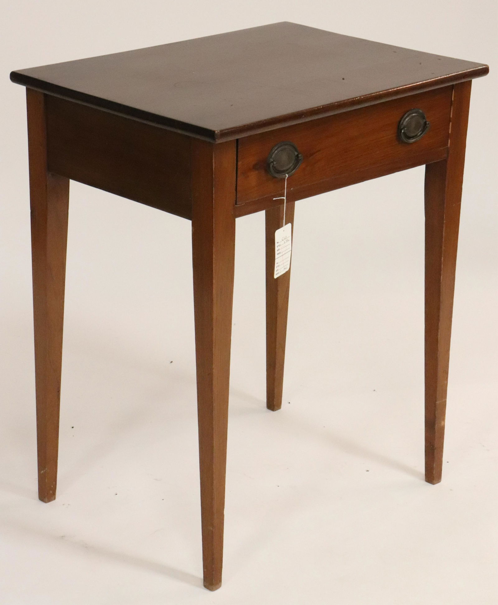 Late Federal Style Stained Cherry Side Table (1 of 5)