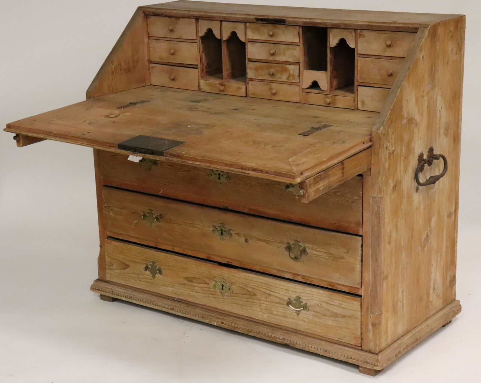Continental Neo-Classic Pine Bureau, 18th C. (1 of 7)