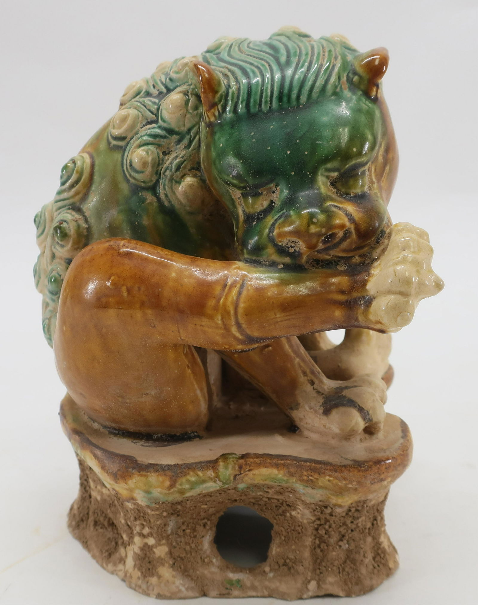 Sancai Glazed Pottery Figure of a Lion (1 of 7)