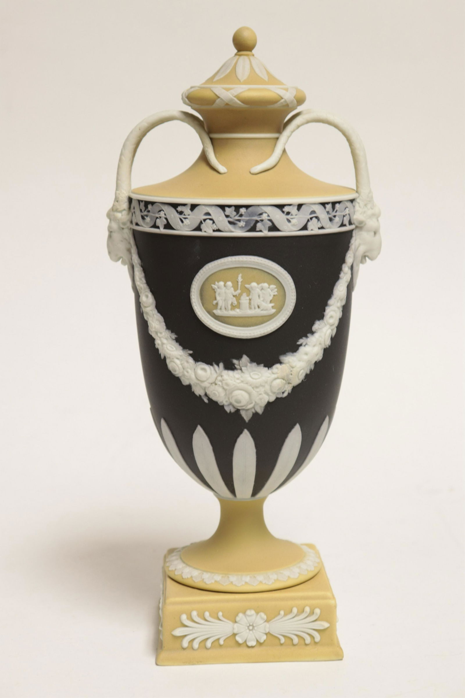 Wedgwood 3-Color Jasper Dip Covered Urn (1 of 7)