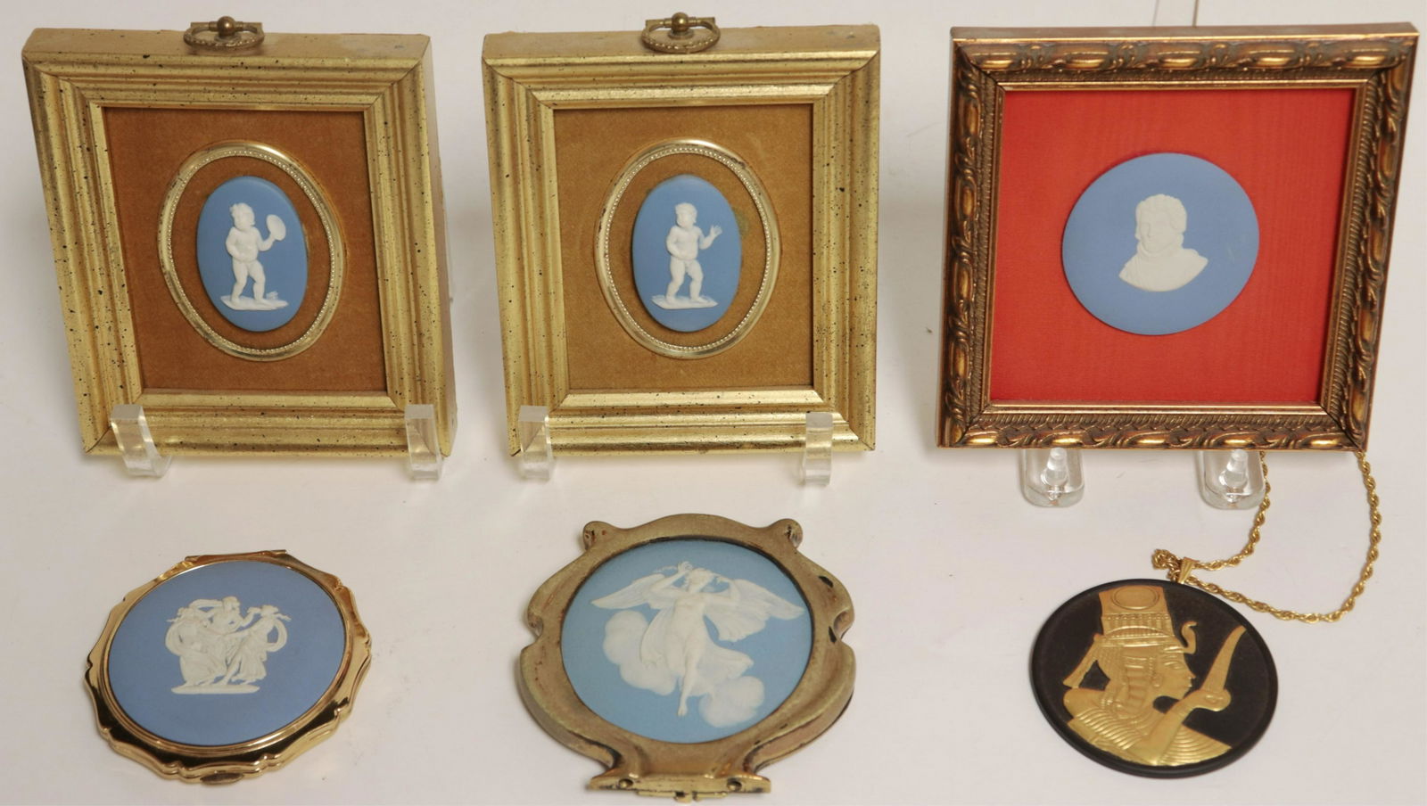 6 Small Wedgwood Cameos/Medallions (1 of 11)