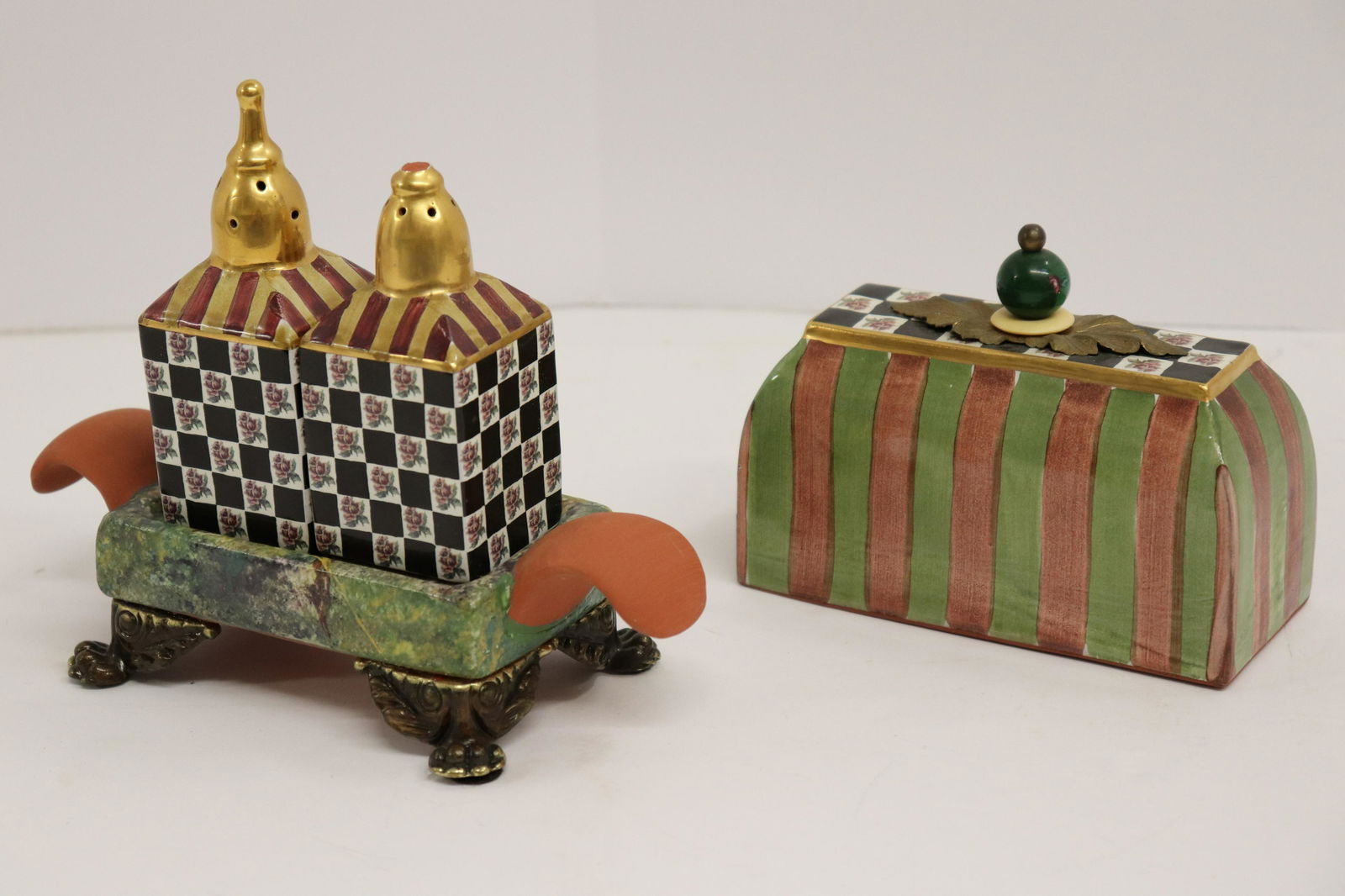 2 Unusual Modern Ceramics, Mackenzie & Childs (1 of 4)