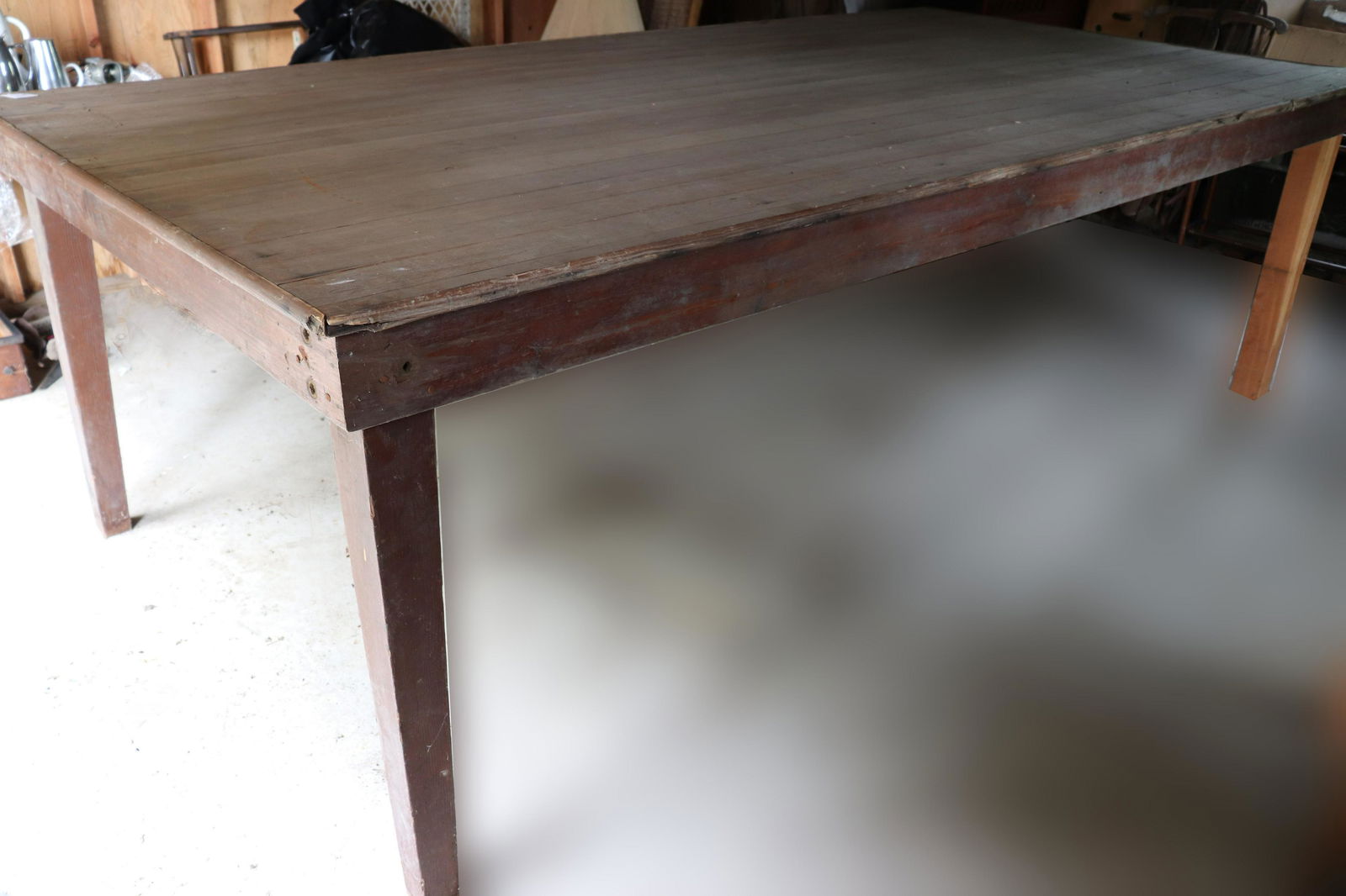 Oversized Enormously Large Pine Work Table (1 of 8)