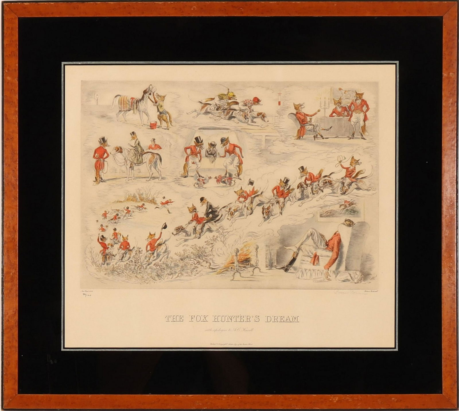 Robert Ball, "The Fox Hunter's Dream", 1938 (1 of 4)