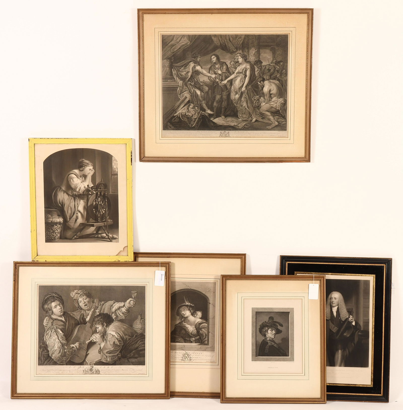6 Black & White Engravings/Photogravures (1 of 7)