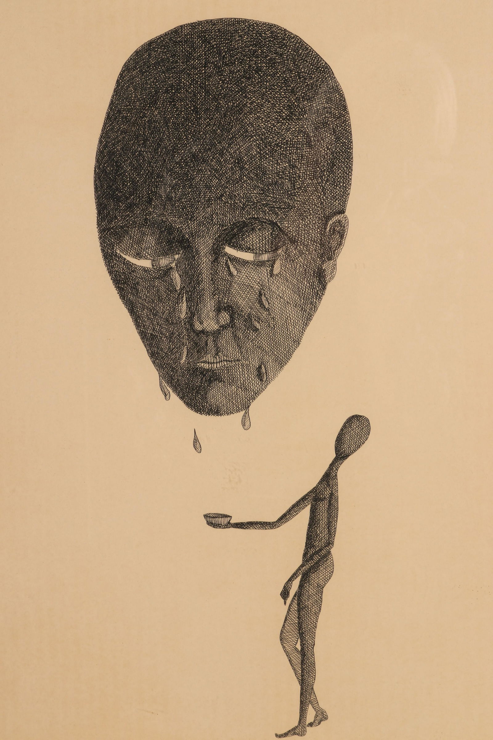 Paul Conte, 20th C., Untitled Etching (1 of 6)