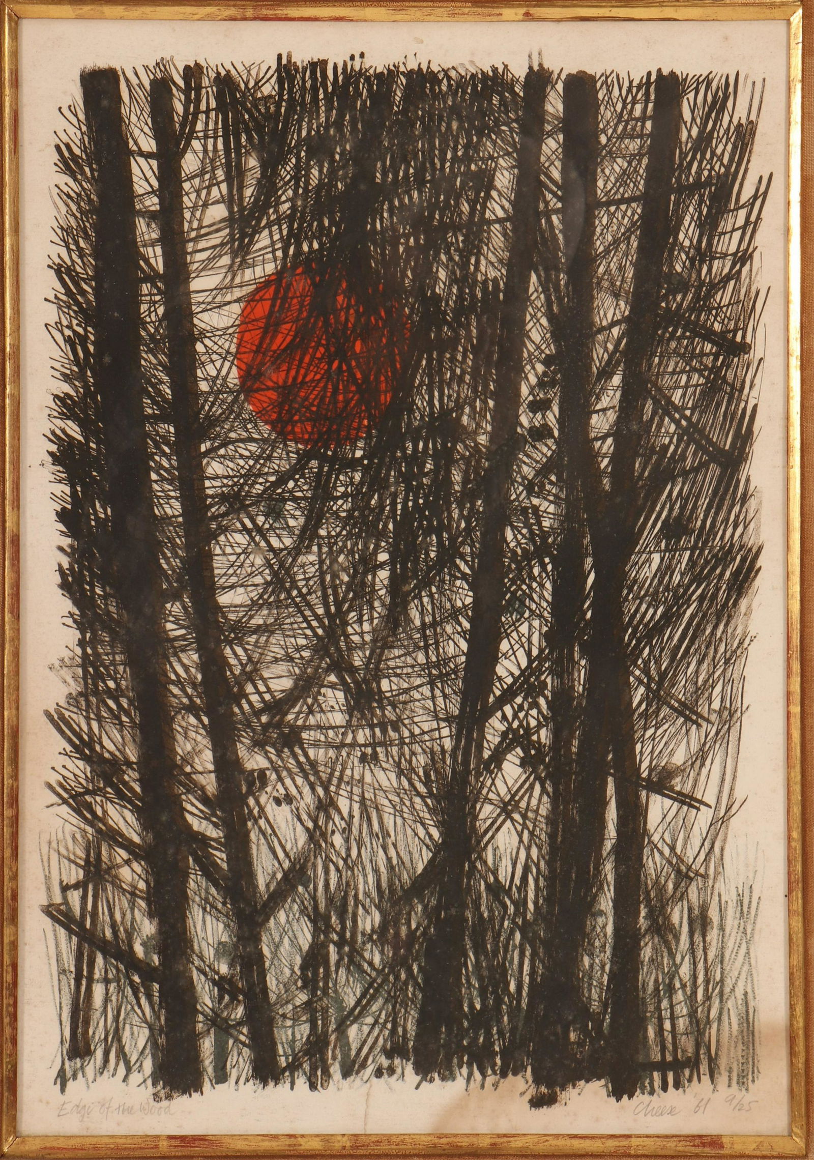 Bernard Cheese - Edge of the Wood, color litho (1 of 7)