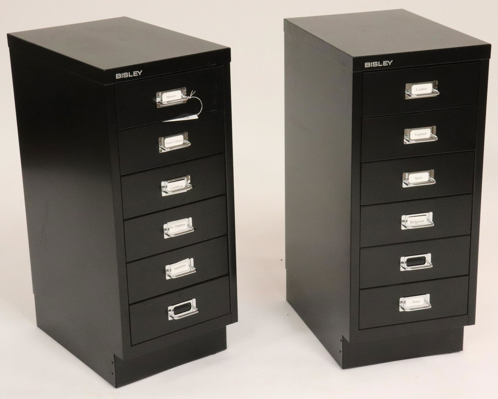 Pair Small Size File Cabinets by Biskey (1 of 3)