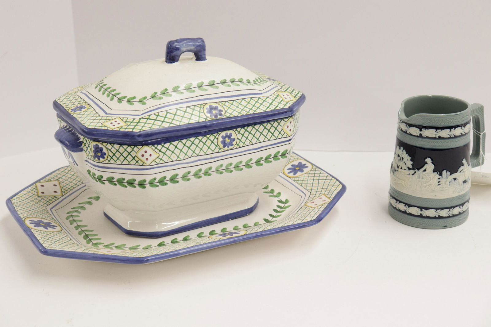 Portuguese Covered Tureen & Spode Pitcher (1 of 5)