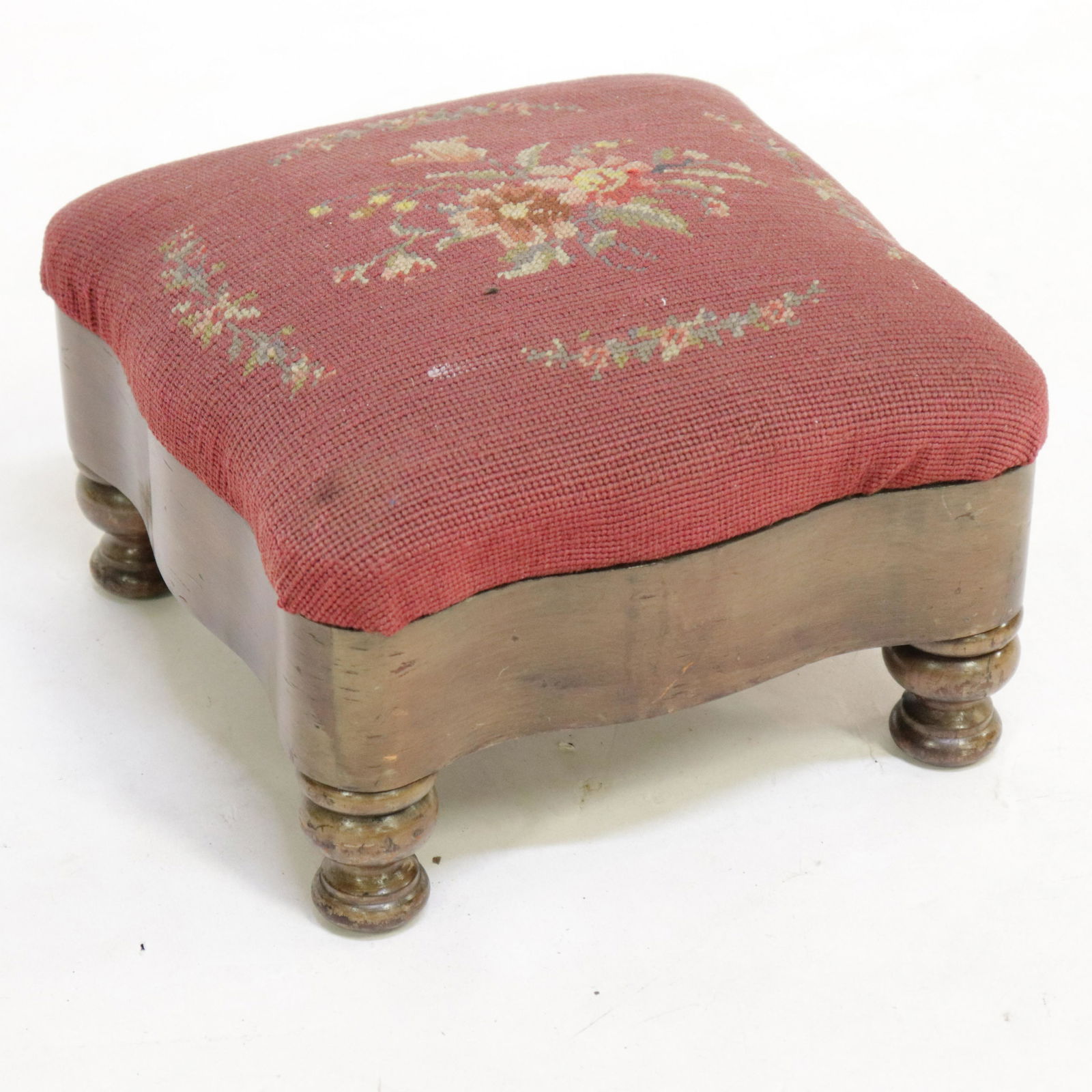Victorian Mahogany Footstool (1 of 4)