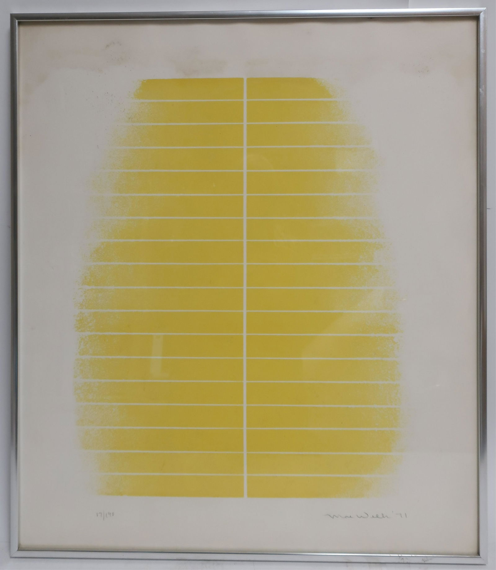 Attrib. Mac Wells, b.1925, Abstract, 1971 (1 of 2)