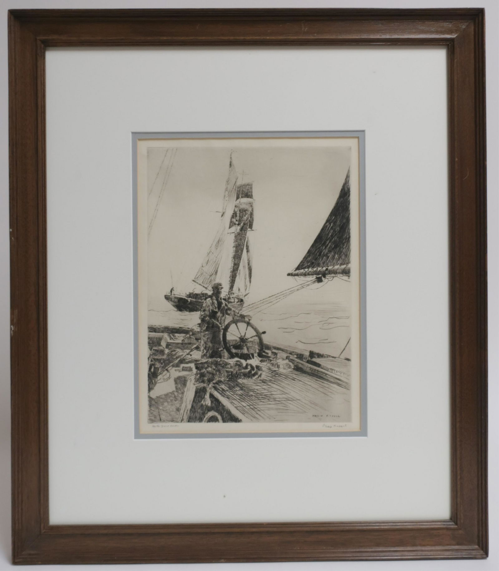 Phillip Kappel -  "Off The Grand Banks" Etching (1 of 4)