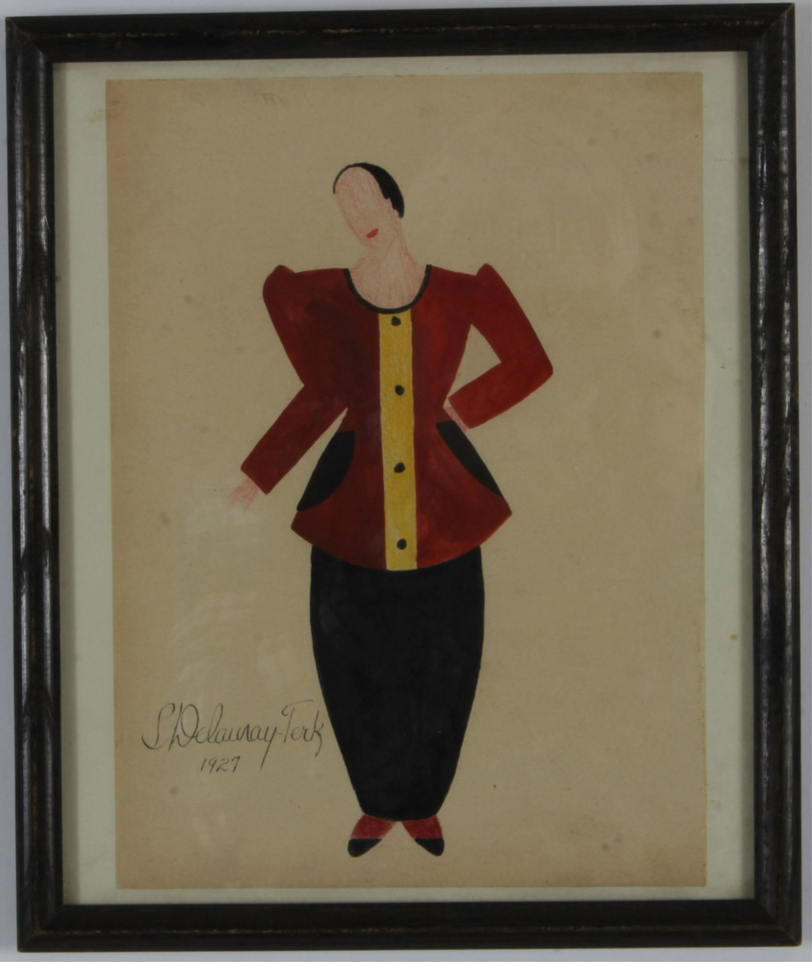 Manner of Sonia Delaunay-Terk - Costume Study (1 of 3)