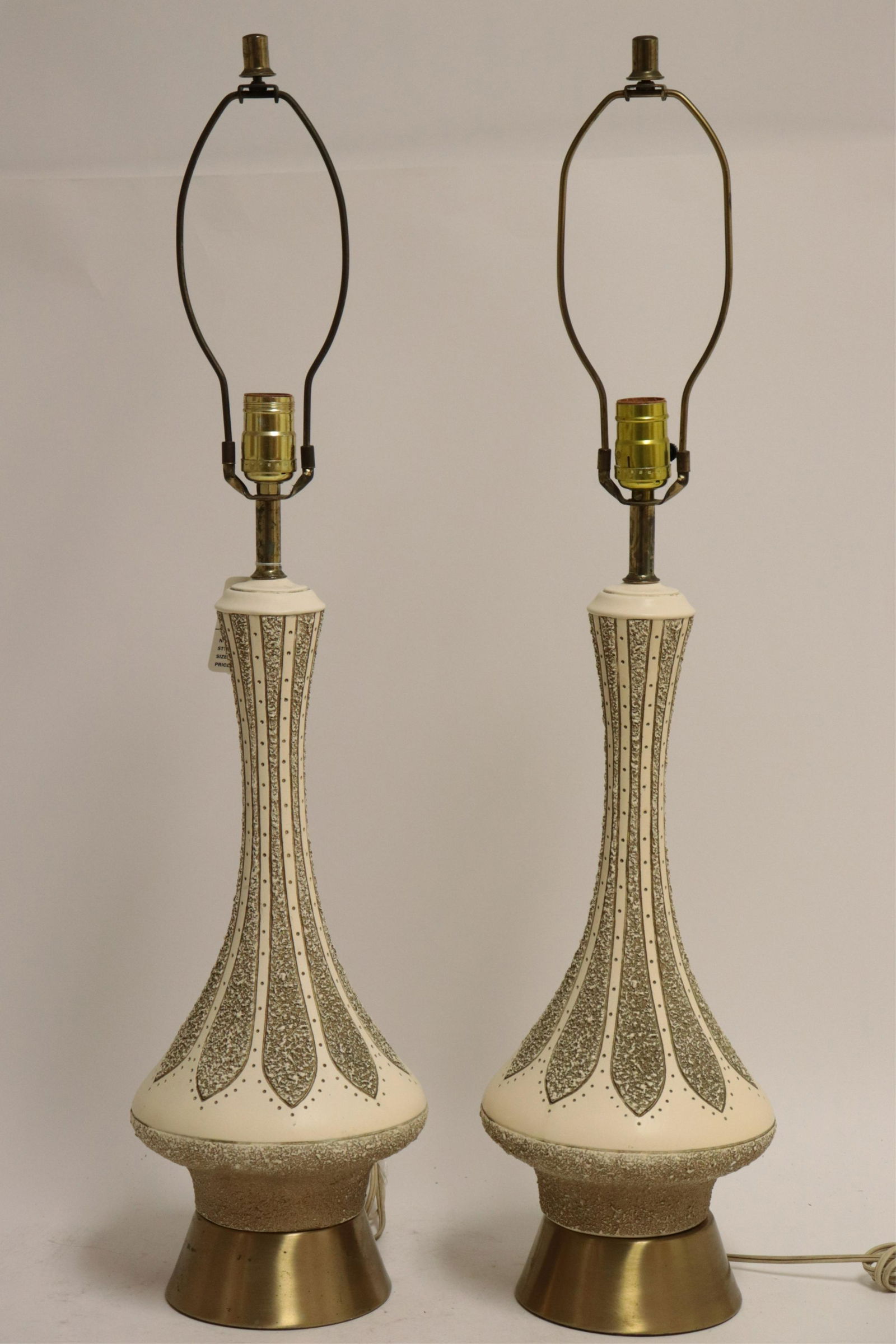 Pair American Mid Century Lamps, circa 1950 (1 of 4)