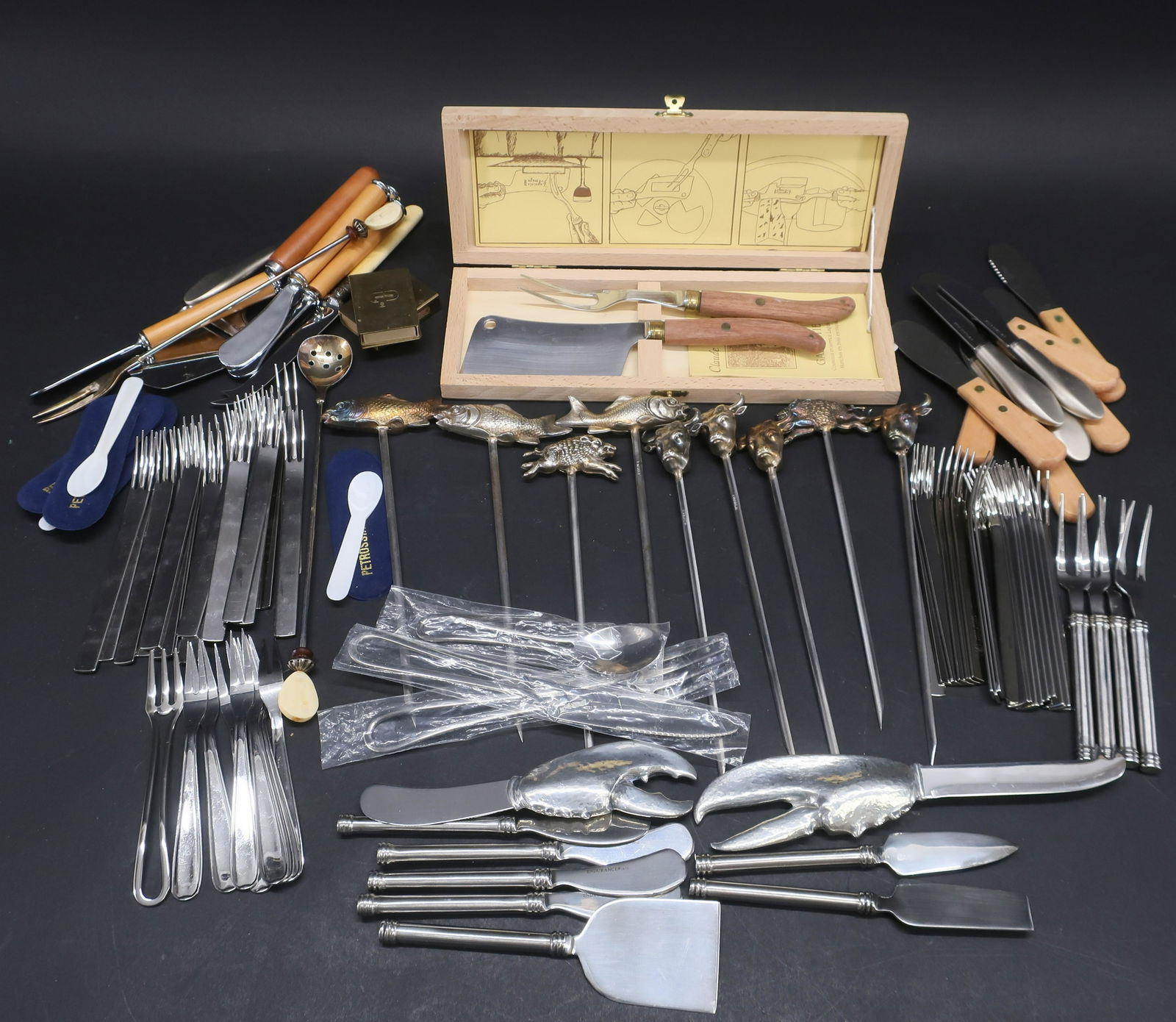 Group of specialty flatware & serving pcs (1 of 4)