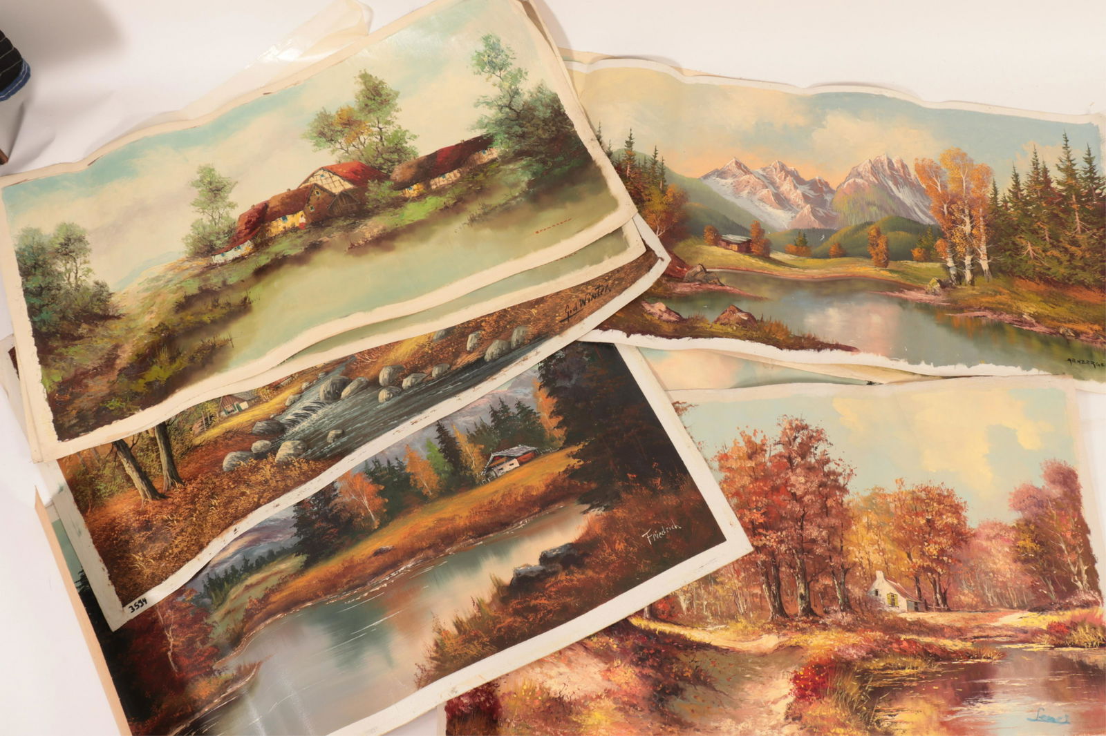 21 Signed Landscape Paintings (1 of 3)