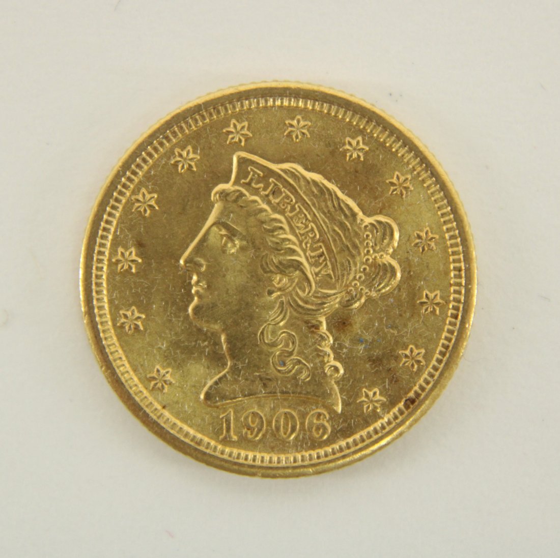1906 2 1/2 Dollar Liberty Gold Coin (1 of 4)