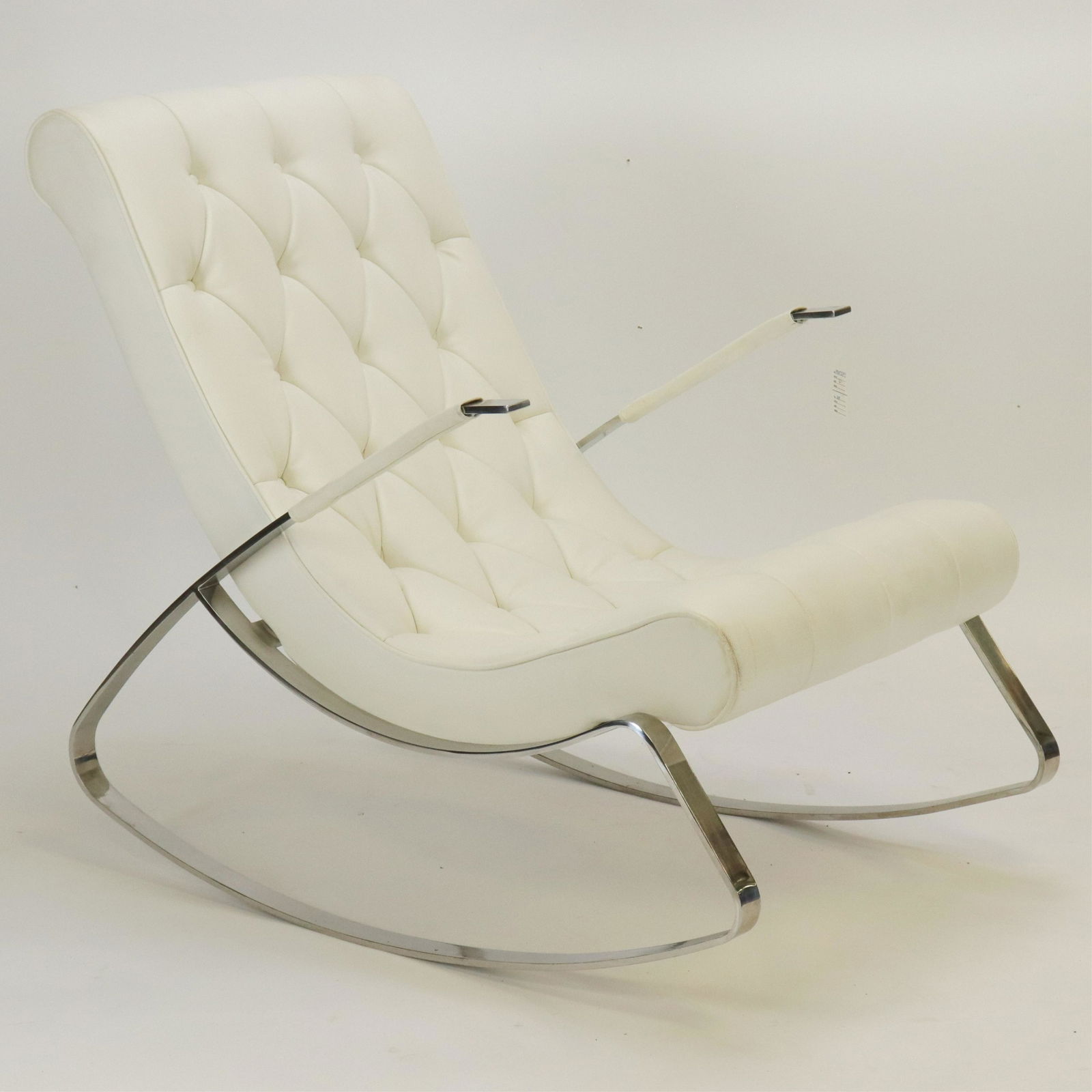 Milo Baughman Style Rocking Chair (1 of 5)
