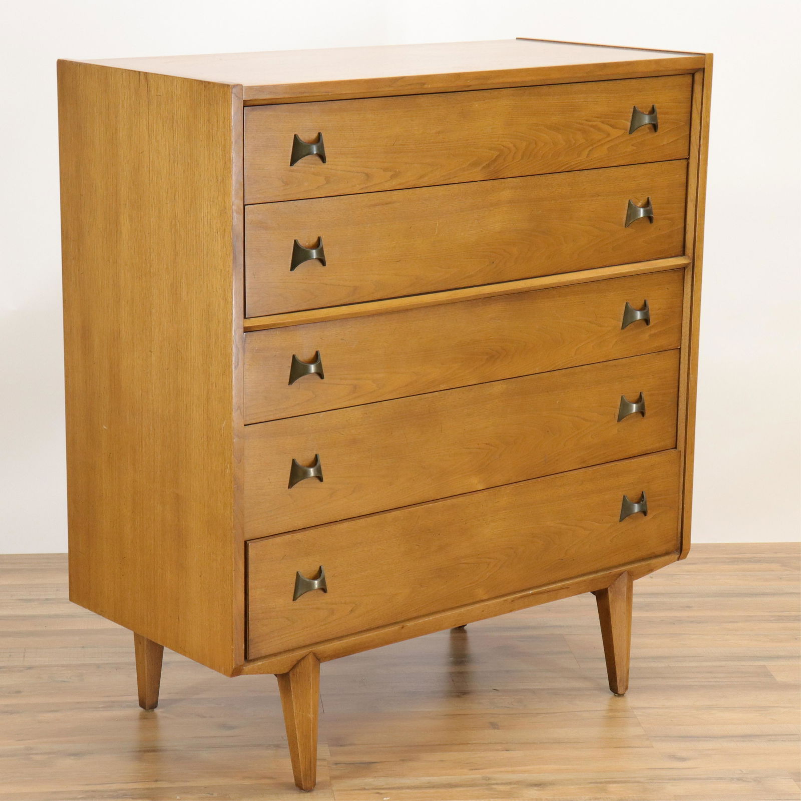 Century Furniture Walnut Tall Chest, c.1960 (1 of 7)