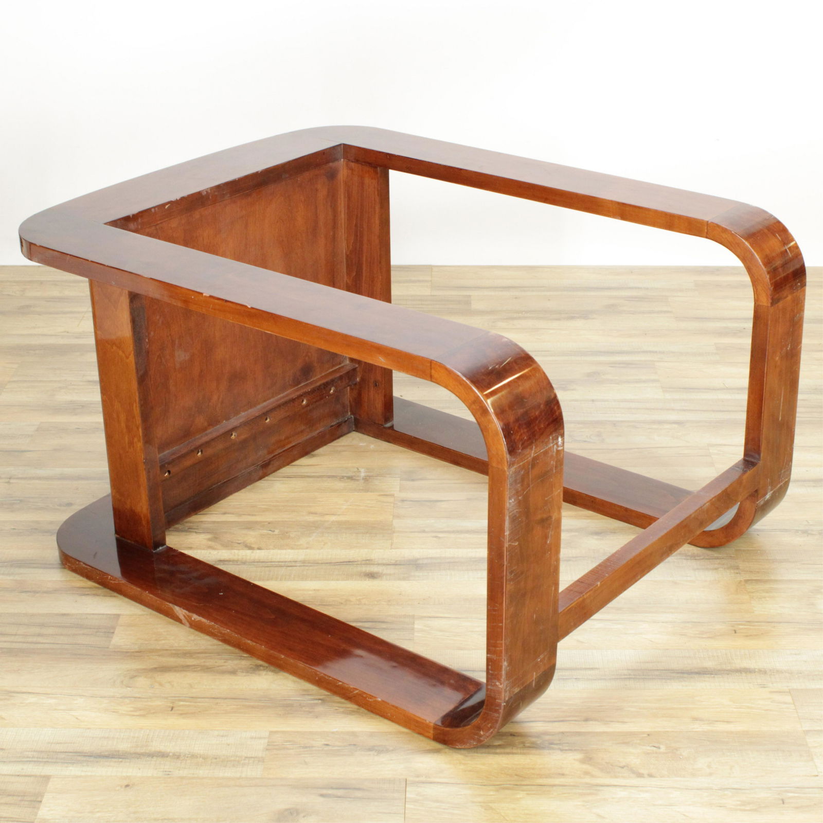 Art Deco Style Stained Cherry Armchair (1 of 7)