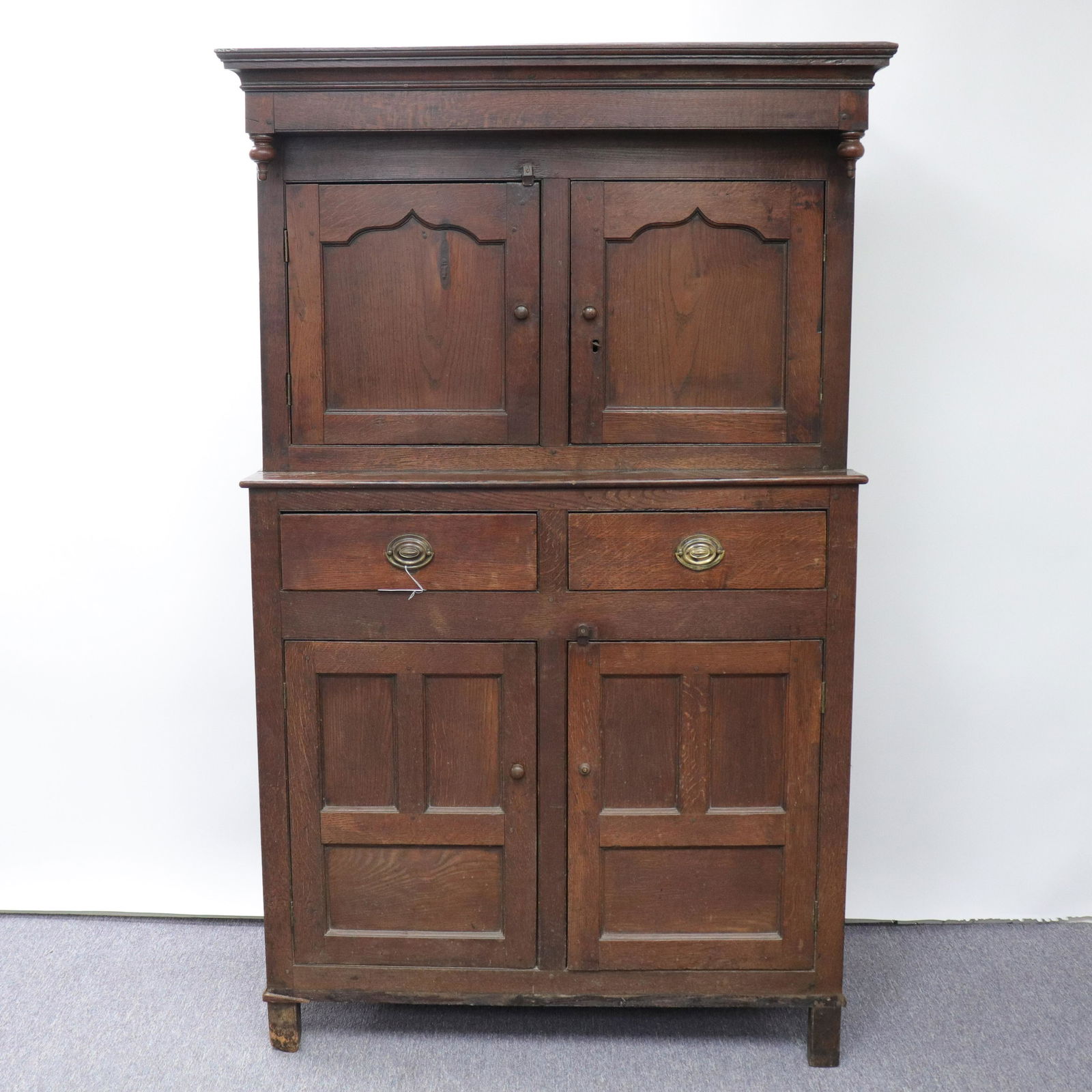 Georgian Provincial Style Oak Cabinet (1 of 5)