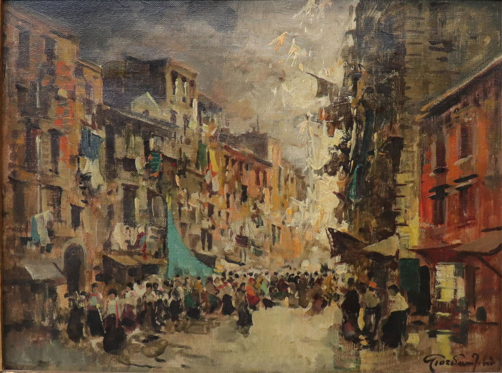 Giordono Felice - Street Scene O/C (1 of 8)