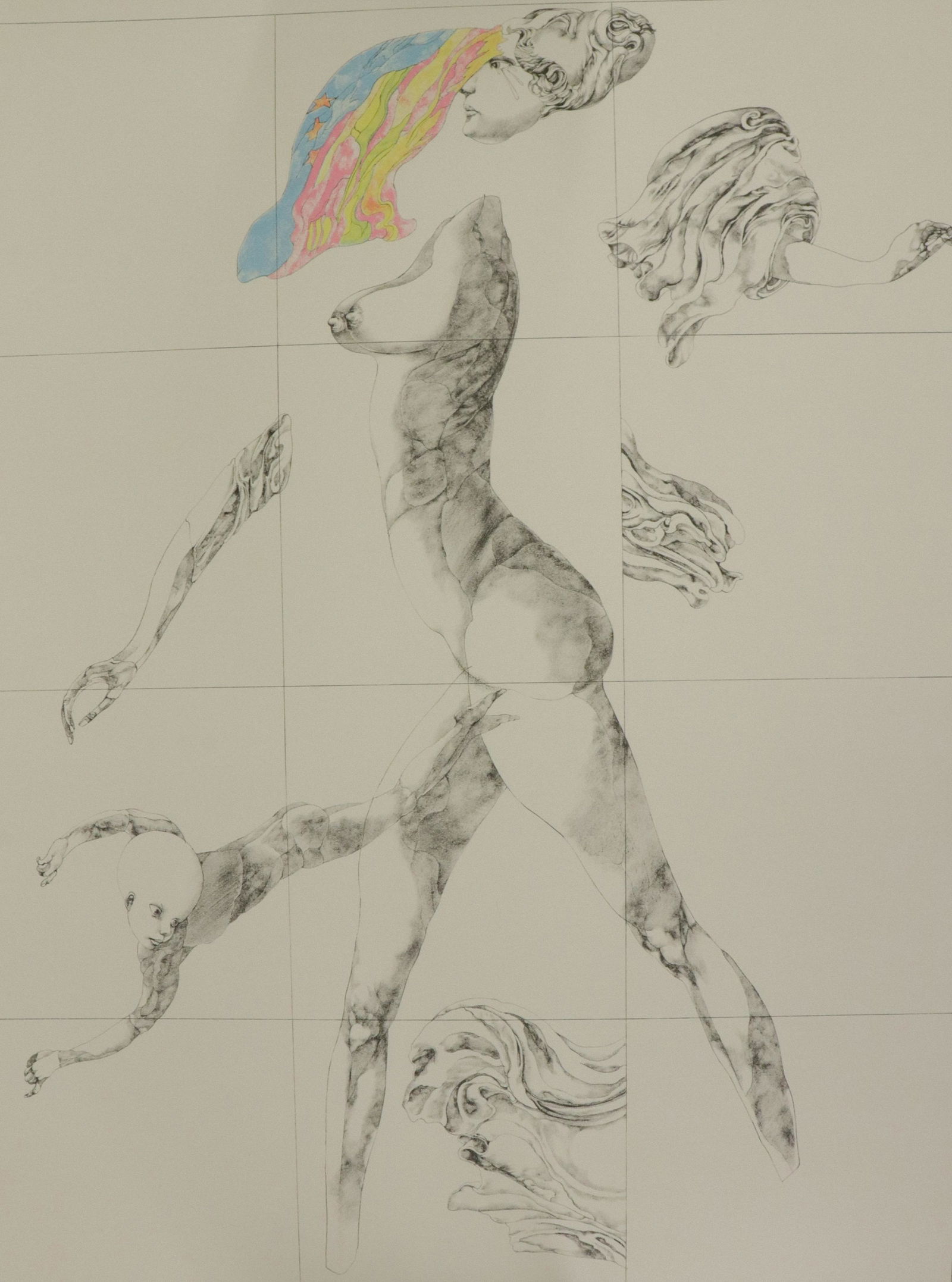 Jacob Landau, Infant & Mother, woodcut (1 of 7)