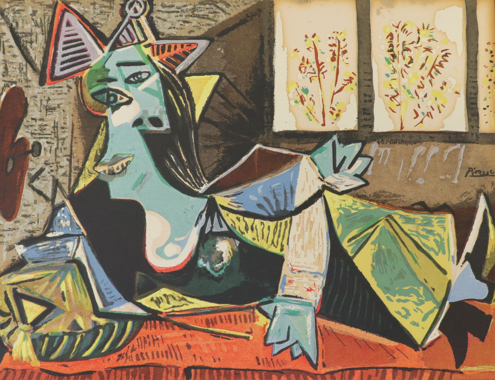Pablo Picasso, Femme un divan, serigraph (1 of 10)