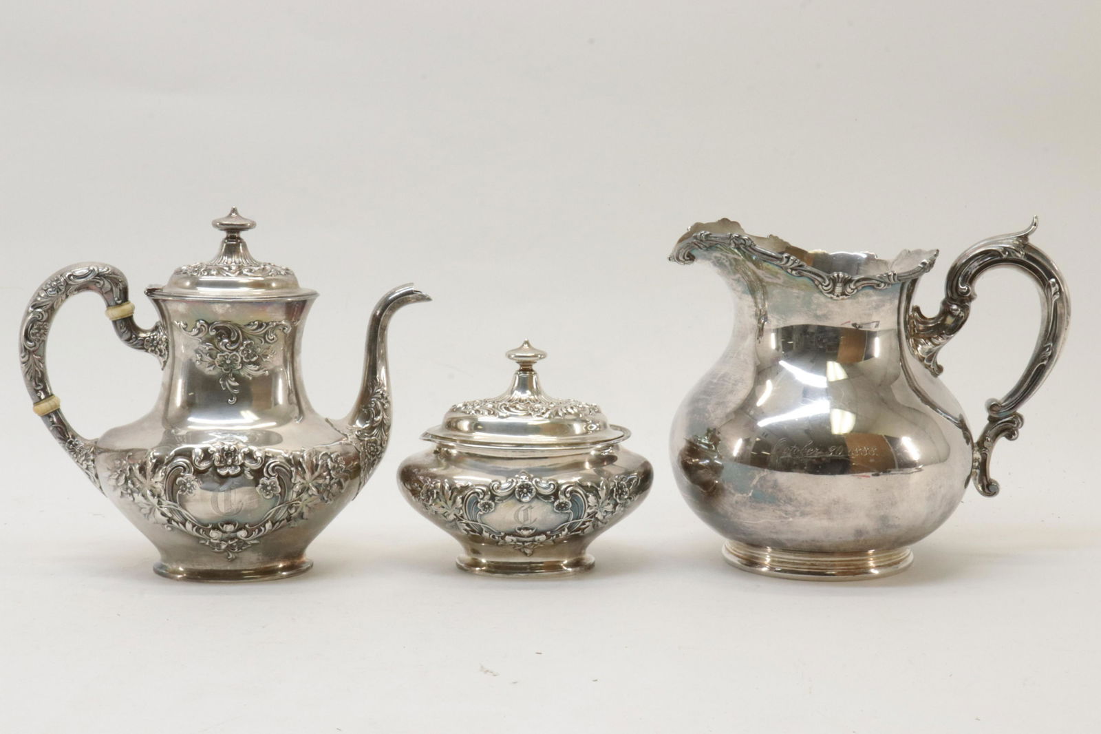 3 Pcs. Sterling Silver, Gorham, Bigelow Kennard (1 of 11)