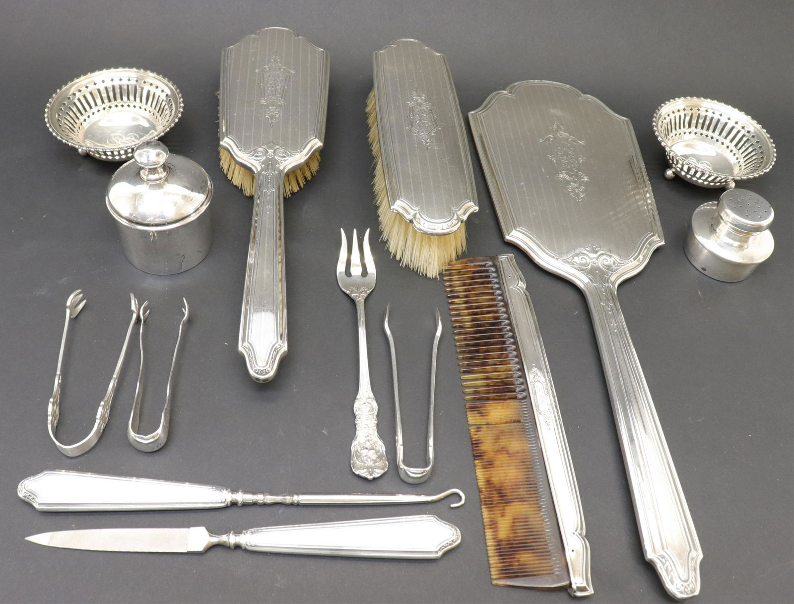 Sterling Silver Small Items & Dresser Set; Tiffany (1 of 7)