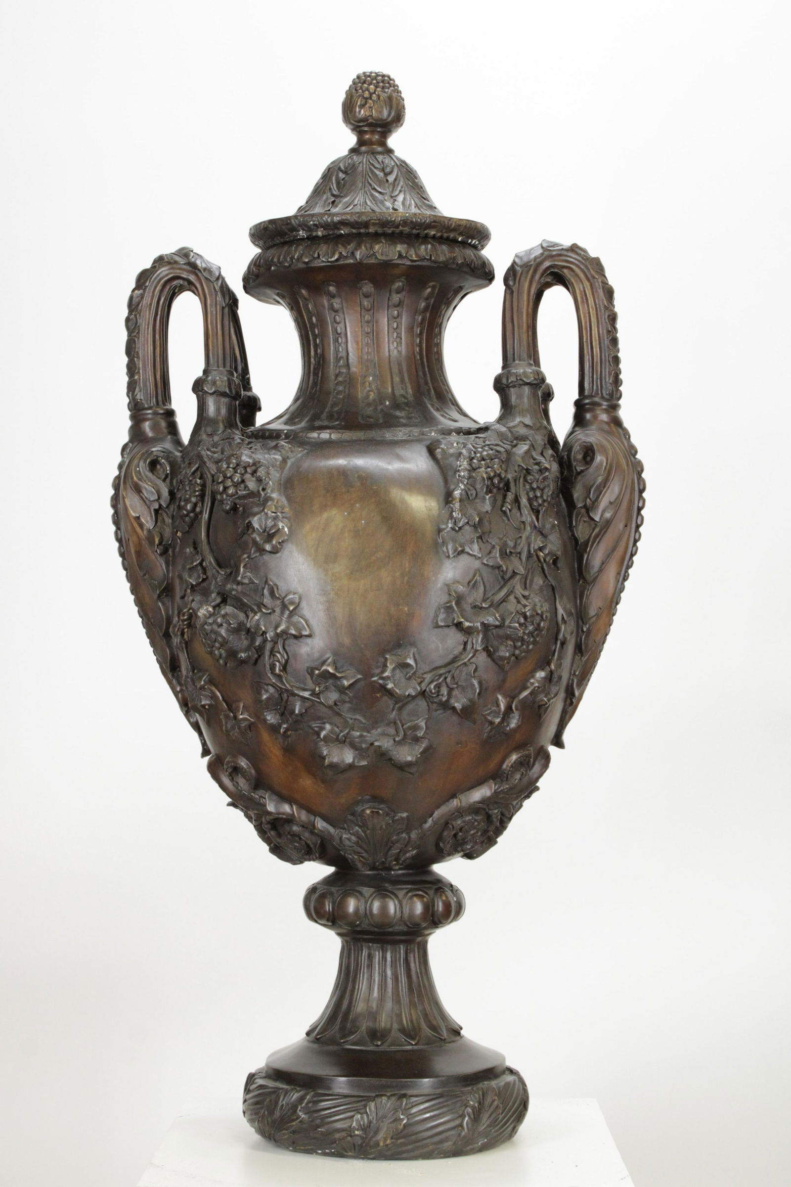 Continental Neo Classic Style Bronze Urn, 20th C. (1 of 7)