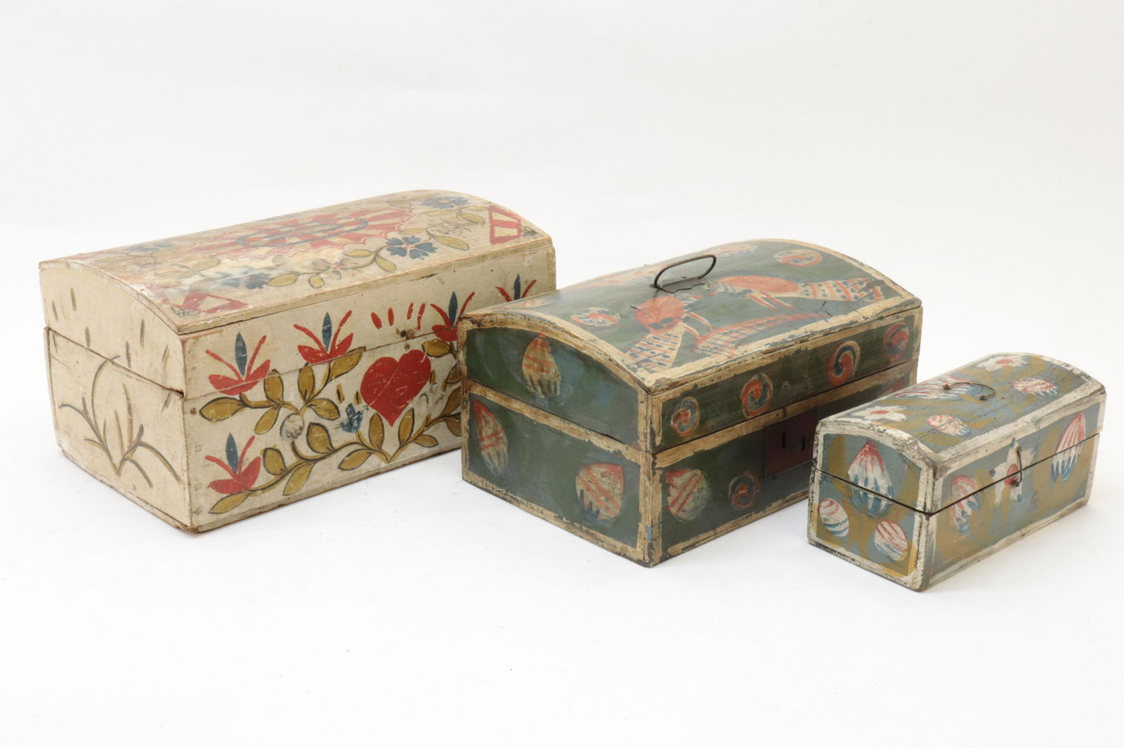 3 Brides Boxes, late 19th/early 20th C. (1 of 5)