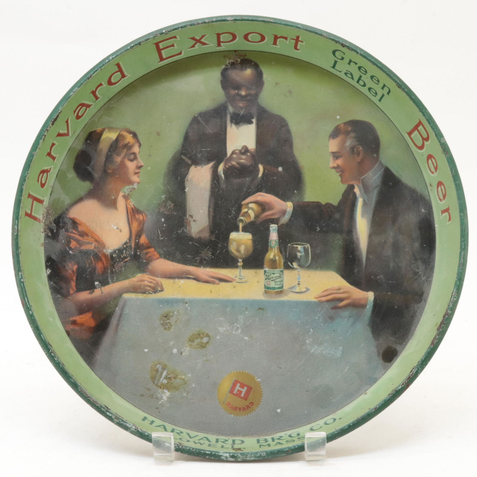 Harvard Export Beer Metal Advertising Tray (1 of 5)