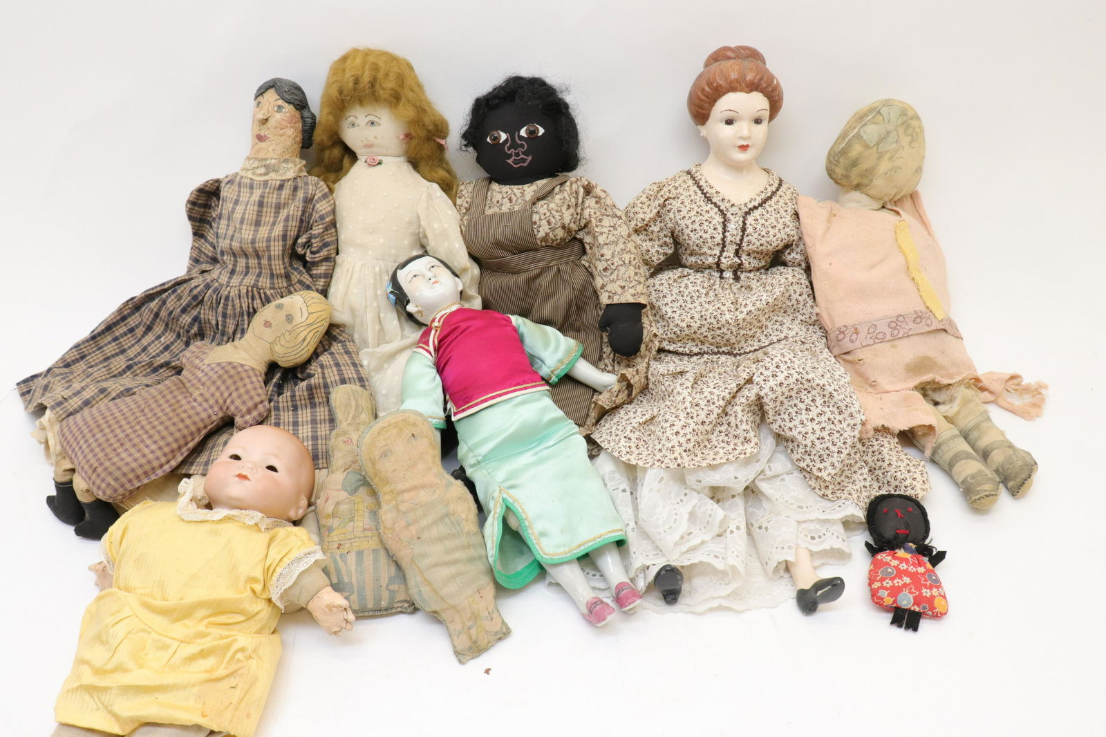 Vintage Doll Collection: Bisque, Porcelain, Fabric (1 of 2)