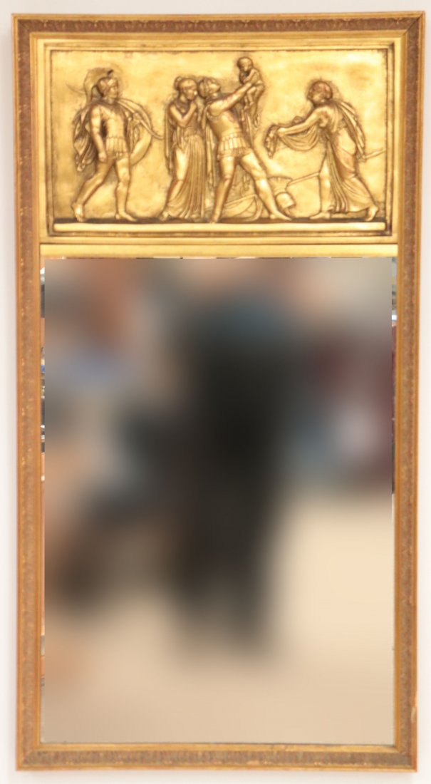 Empire Style Giltwood & Composition Mirror (1 of 4)