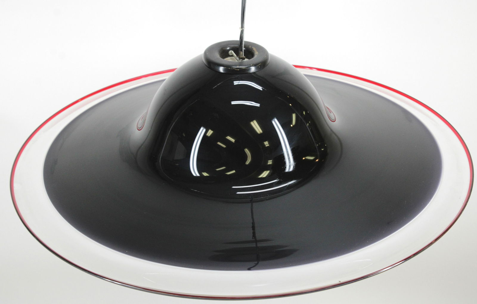 Contemporary Colored Glass Hanging Lamp (1 of 4)