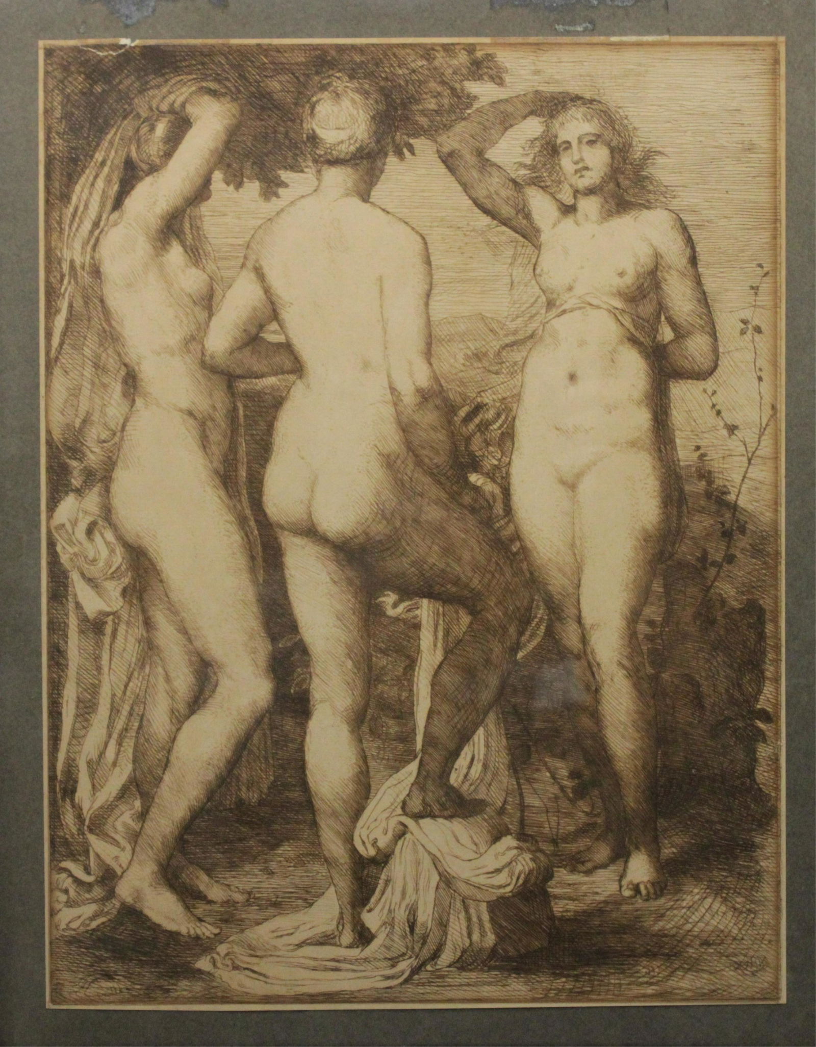 George Frederick Watts, 1817-1904, "3 Graces" (1 of 5)