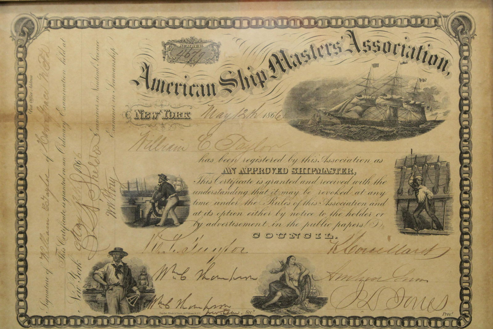American Ship Masters Assoc., 1870 (1 of 4)