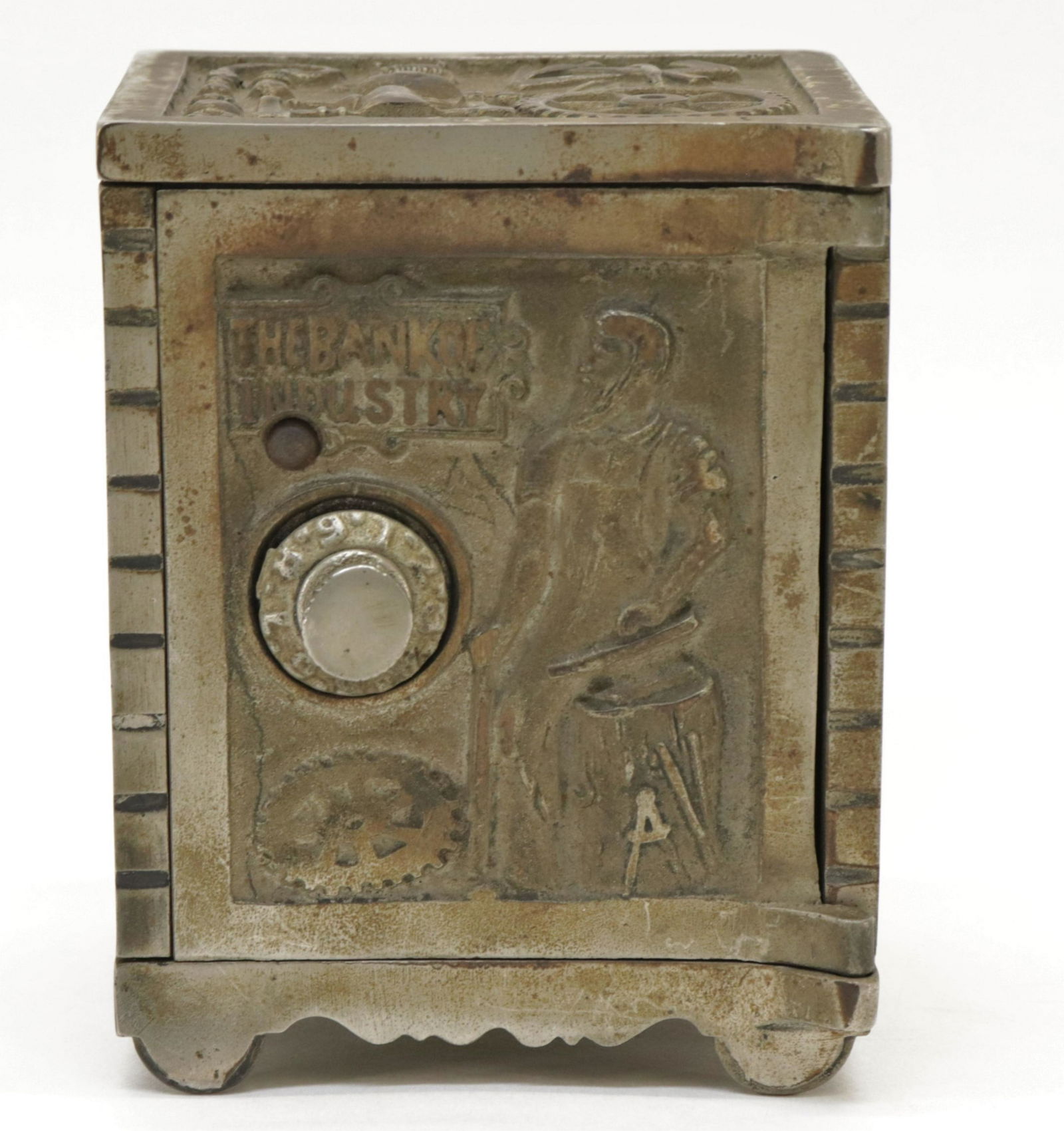 Kenton "Bank of Industry" Cast Iron Still Bank (1 of 3)