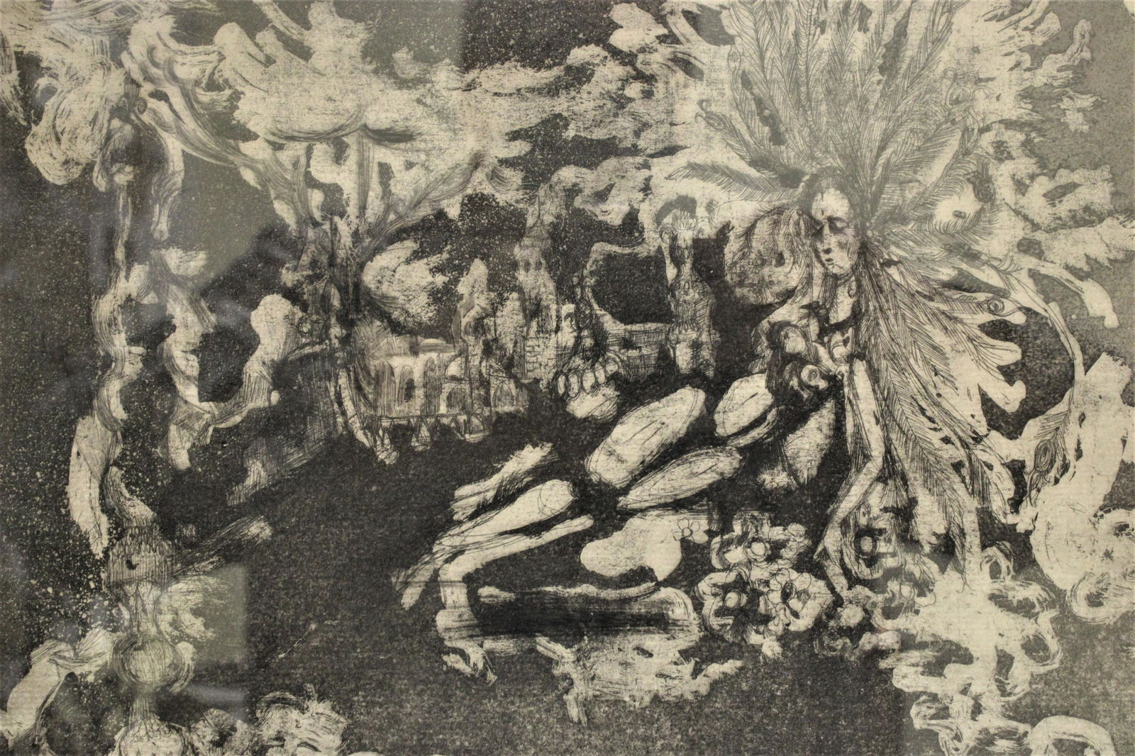 Sal Kaplan, "Exotic Figure #3", 1965, Lithograph (1 of 4)