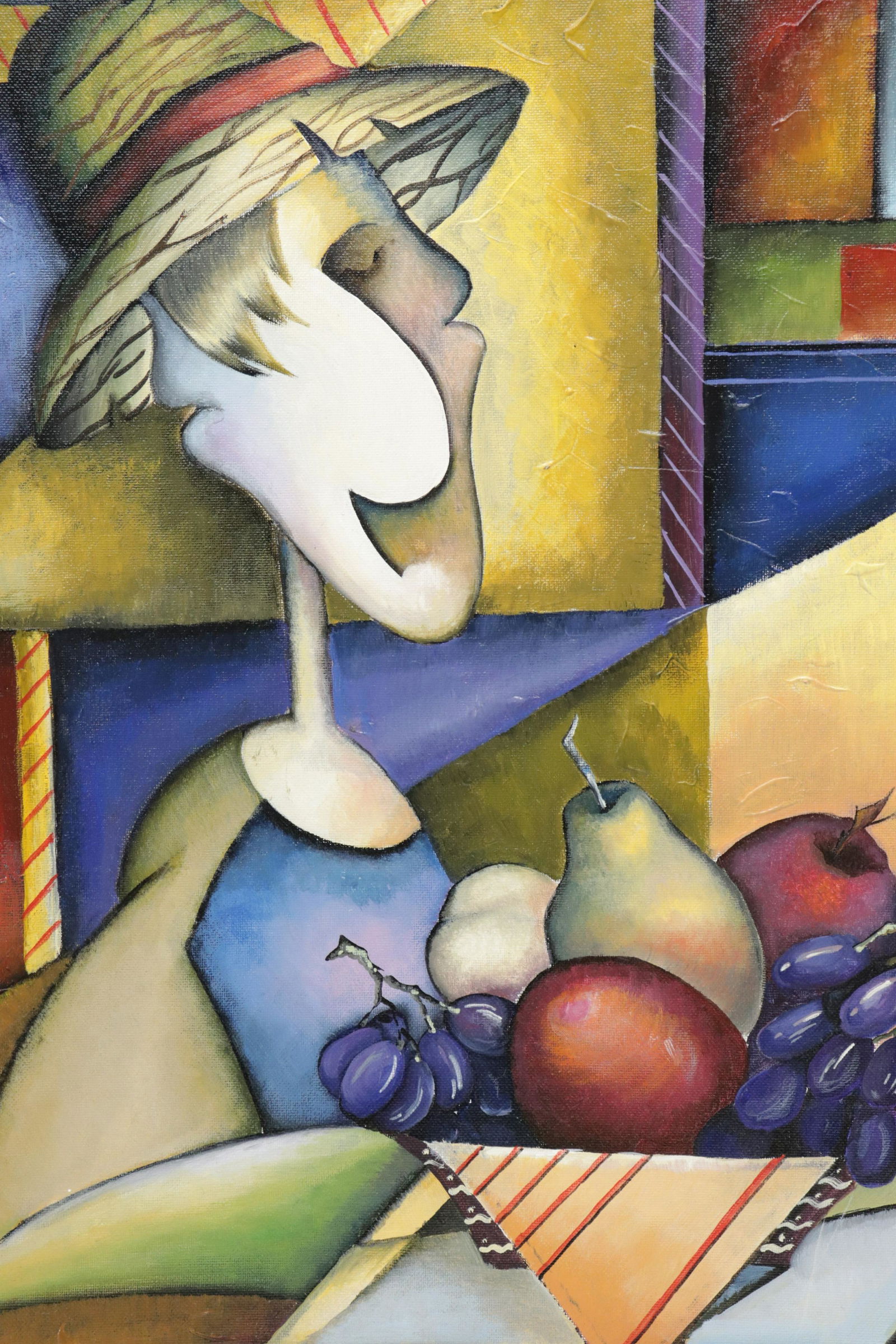 Ivan Marchuck, b.1938, "Fruit Plate and Woman" (1 of 3)