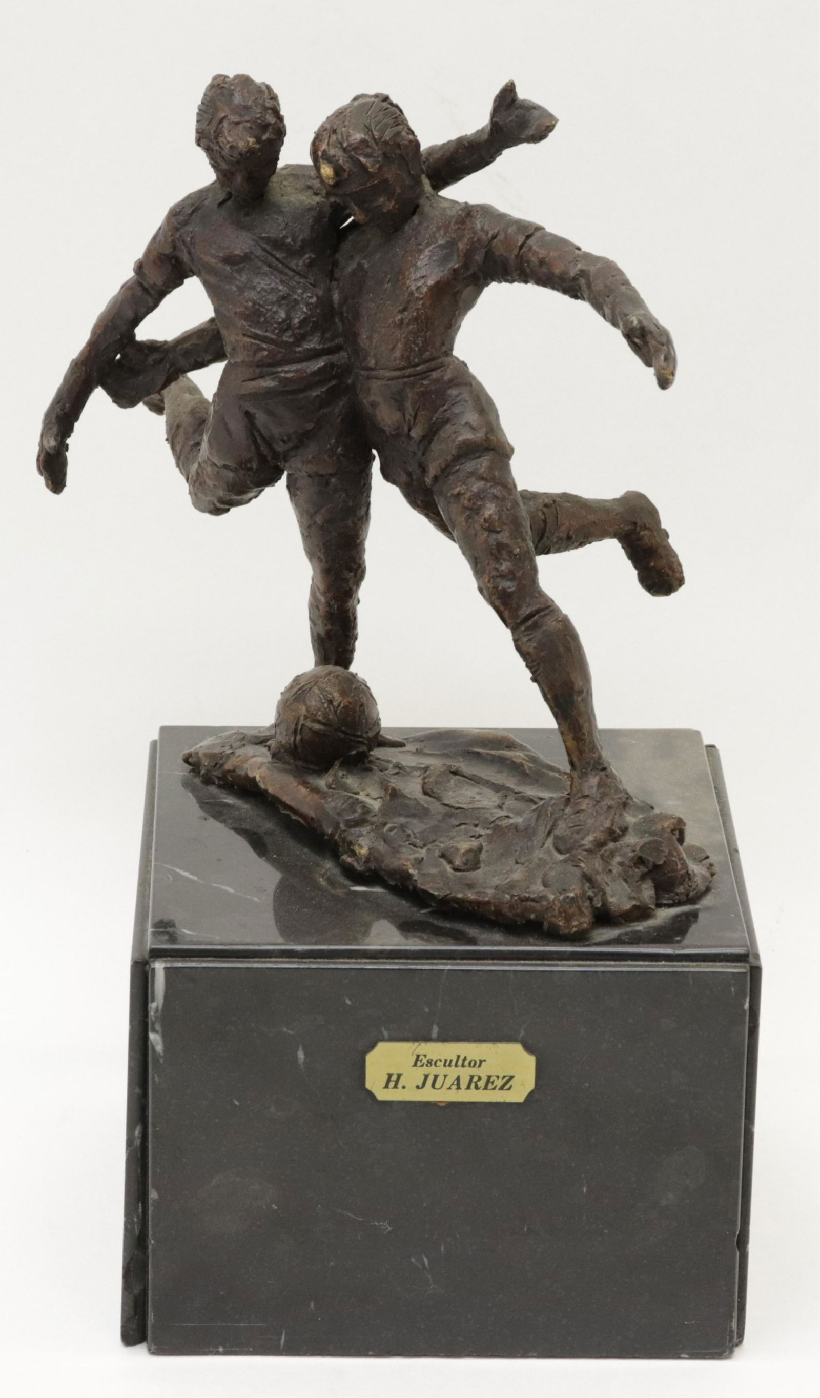 Heriberto Juarez, 1932-2008, "Soccer Players" (1 of 3)