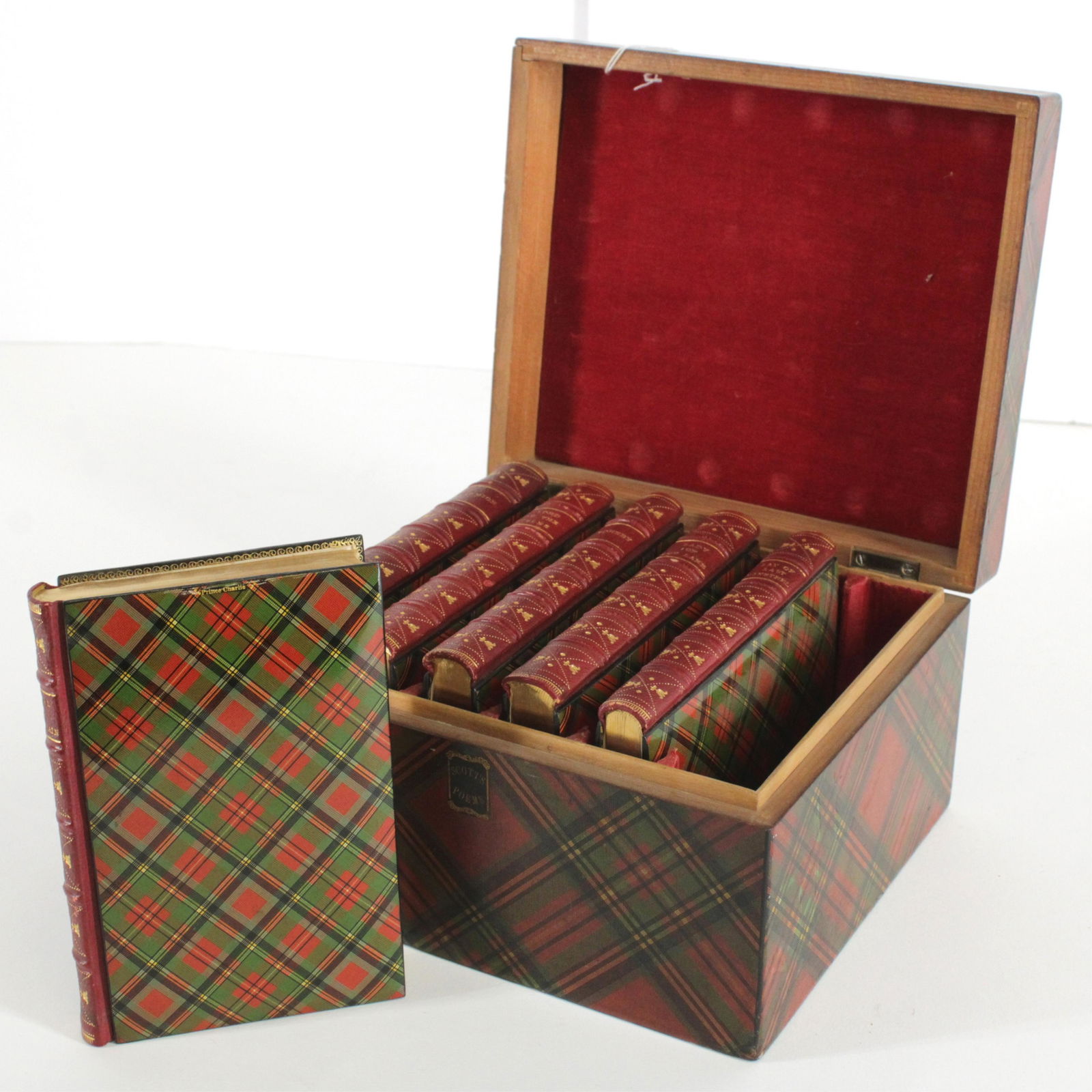 Box Set of 6 "Scott's Poems", 1869 & box (1 of 2)