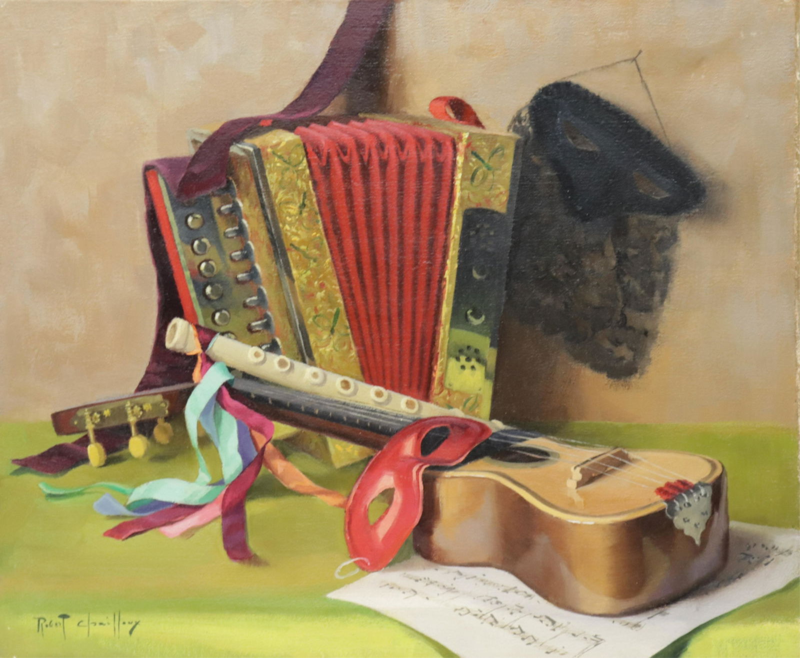 Robert Chailloux - Accordian with Music (1 of 3)