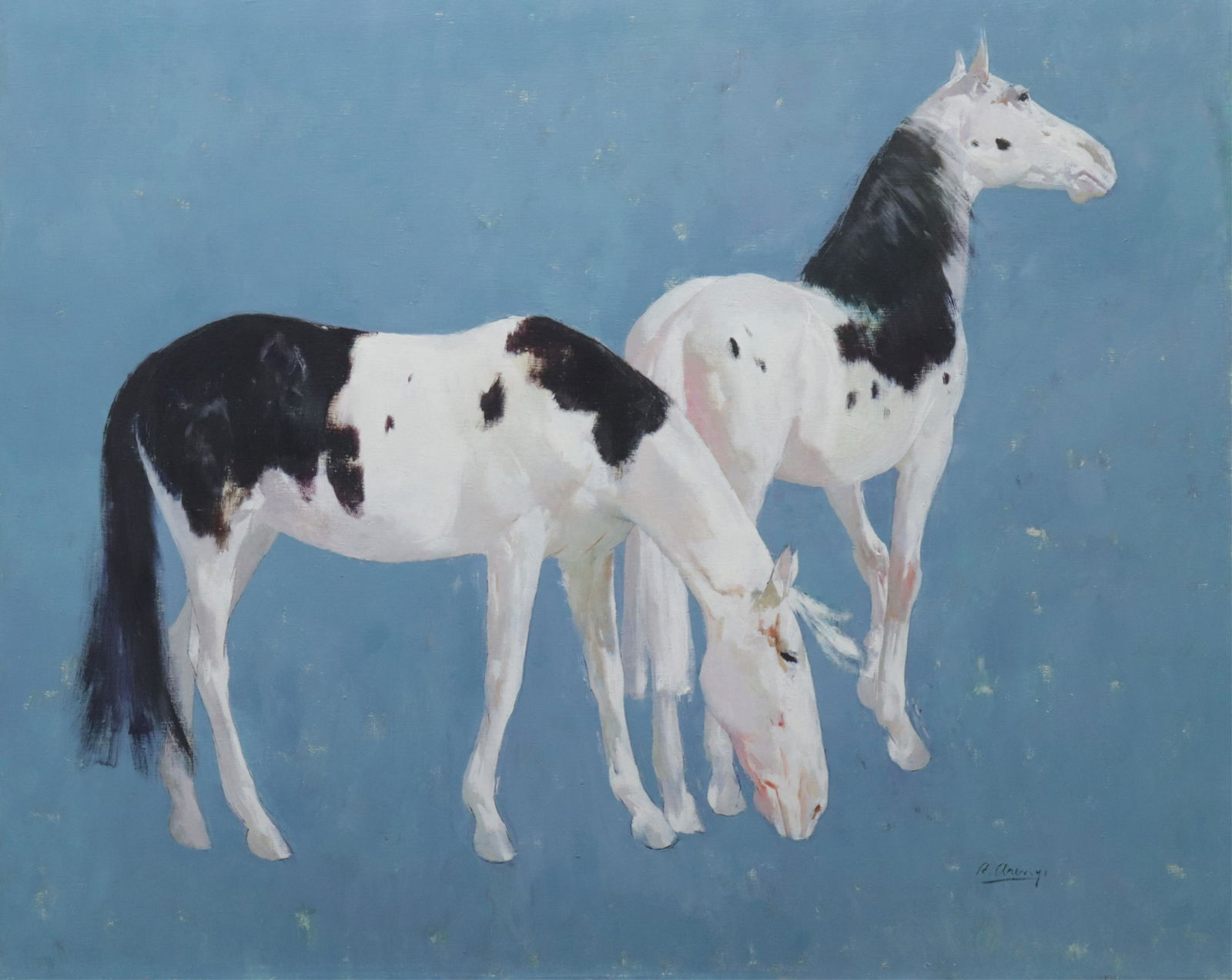 Ricardo Galdon Arenys - Wild Stallions on Blue (1 of 3)
