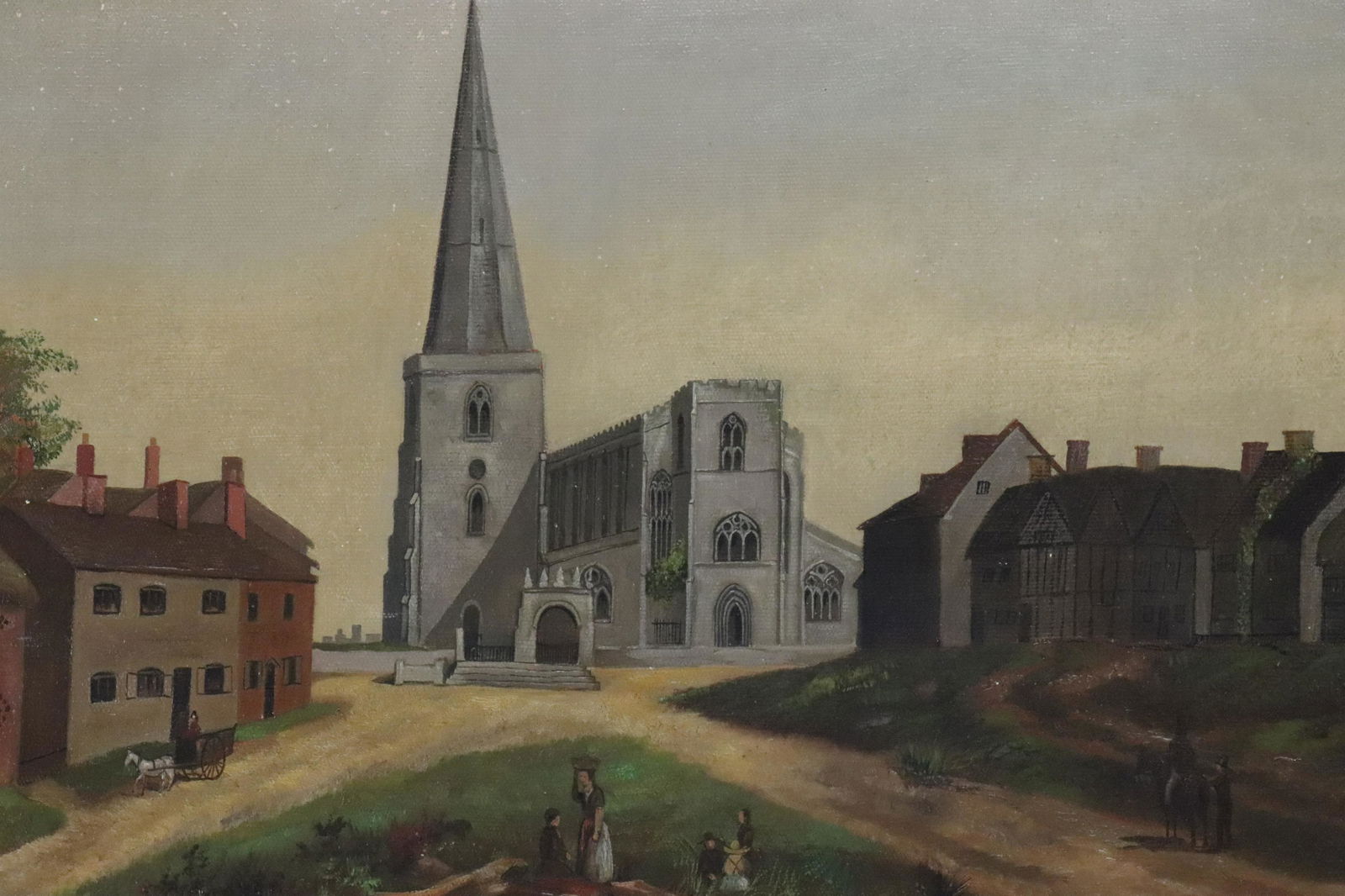 European School, Street Scene, O/C (1 of 6)