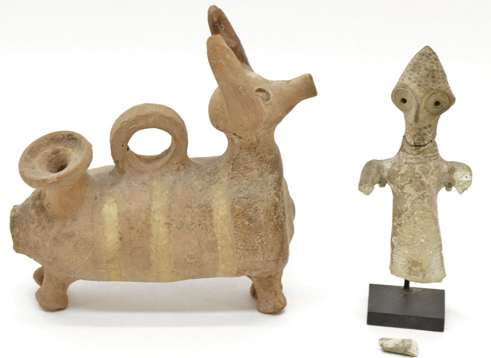 Pre-Columbian Pottery Animal Pitcher (1 of 2)