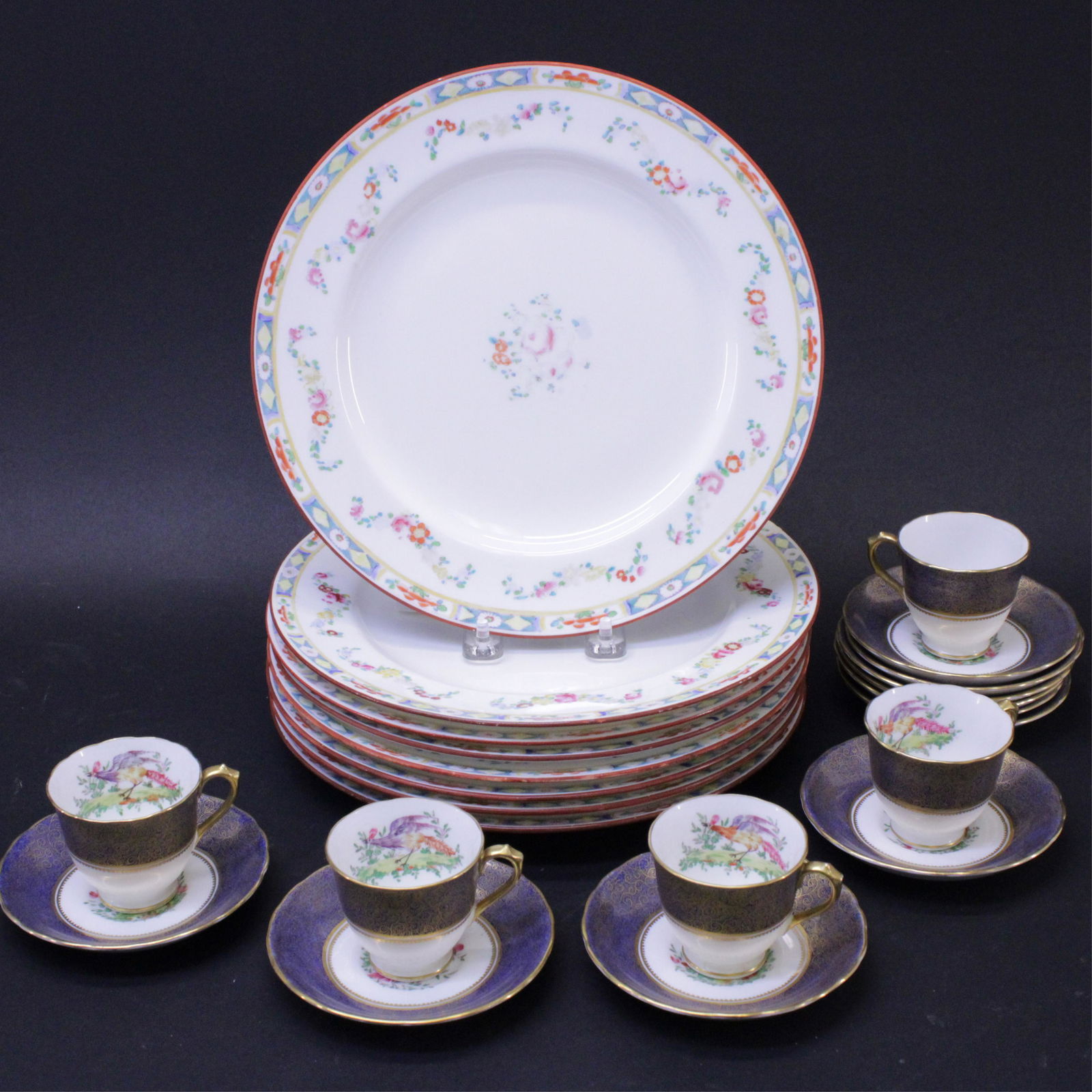 Porcelain Plates & Demitasse; Mintons, Chelsea (1 of 5)