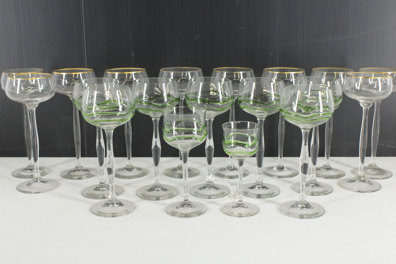 2 Partial Sets of Glass Stemware (1 of 2)