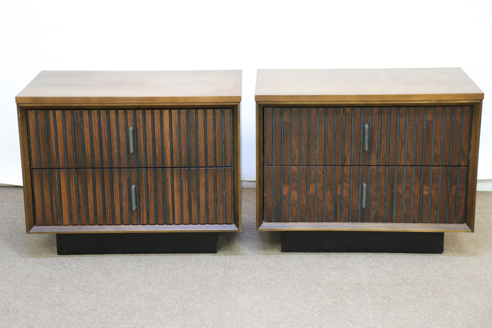 MCM Bassett Walnut Night Tables (1 of 4)